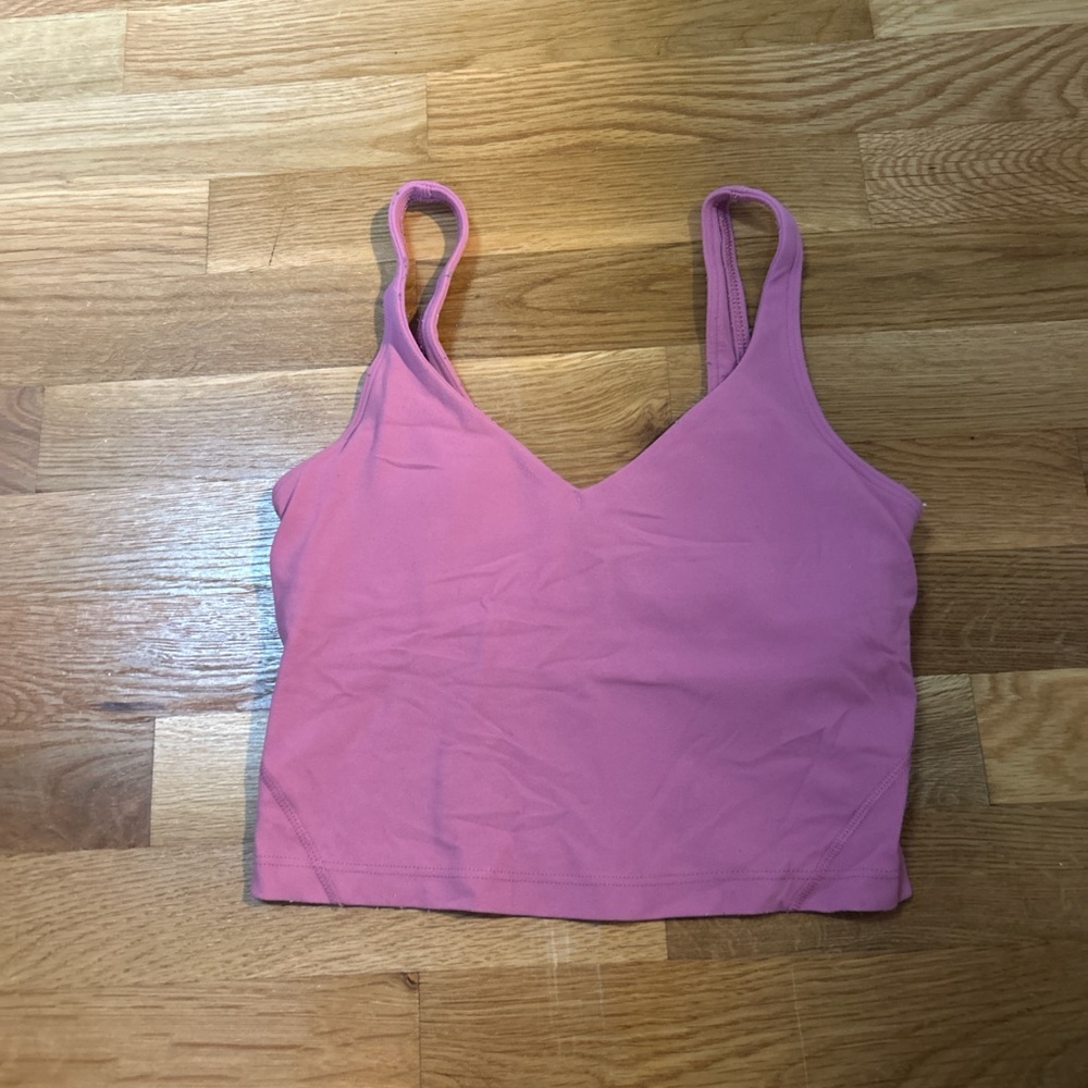 pink lululemon align tank top